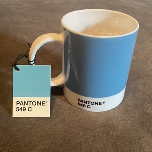Pantone 549 C Light Blue Coffee Mug Whitbread Wilkinson Fine China NEW with Tags
